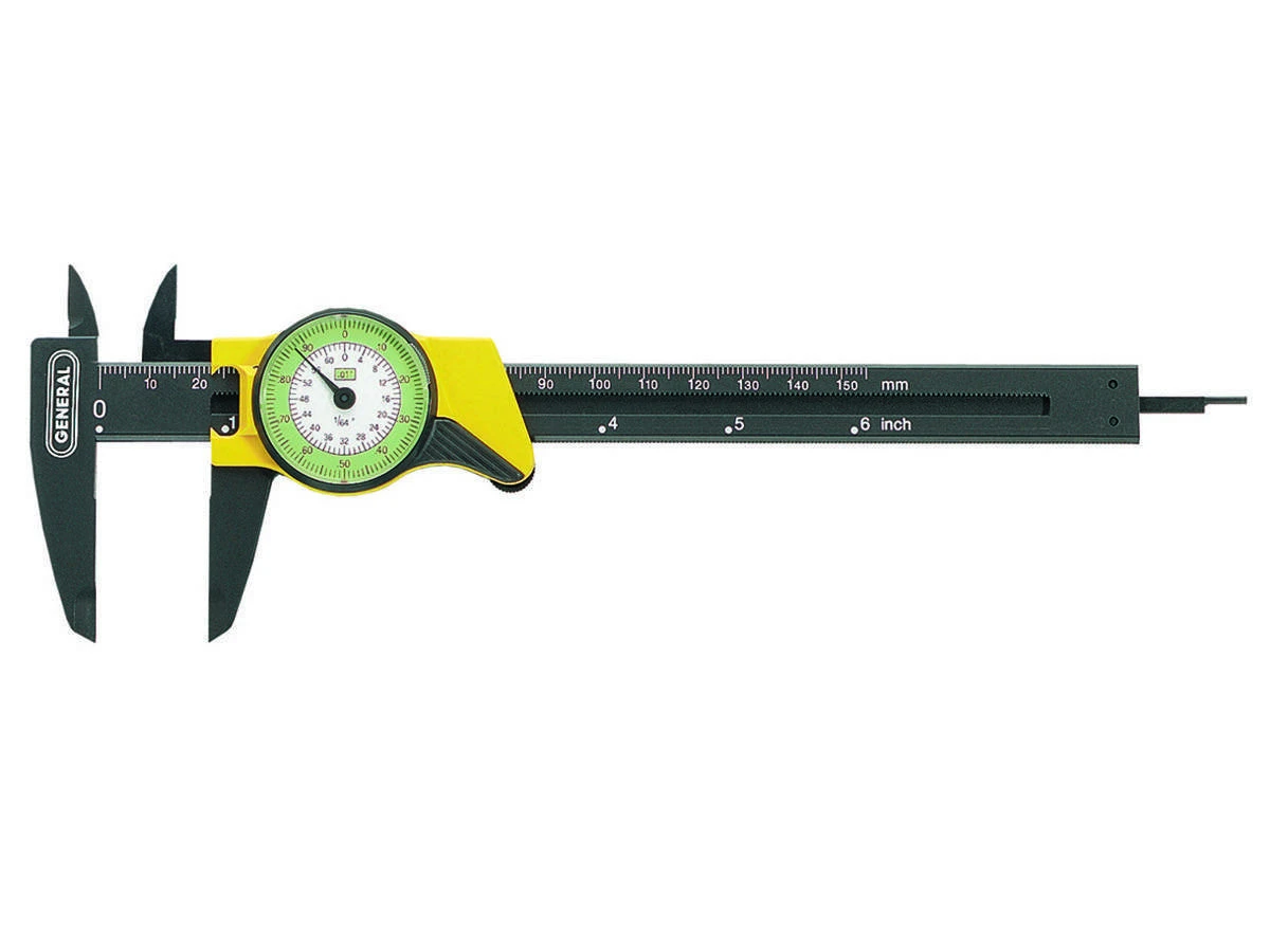 General 142 Plastic, Direct Reading Inch Dial Caliper 3 General 142 Plastic, Direct Reading Inch Dial Caliper