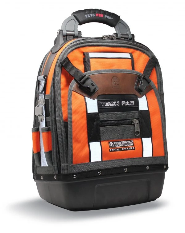 Veto Pro Pac Tech Pac Hi-Viz Orange Backpack Tool Bag 3 Veto Pro Pac Tech Pac Hi-Viz Orange Backpack Tool Bag