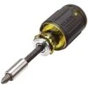 Klein 32308 8-in-1 Multi-Bit Adjustable Length Stubby Screwdriver -Tool Sale Store 32308