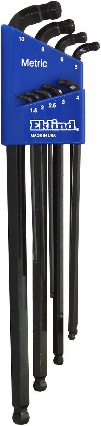 Eklind 17609 9 Pc Double-Ball-Hex-L Metric Key Set 3 Eklind 17609 9 Pc Double-Ball-Hex-L Metric Key Set
