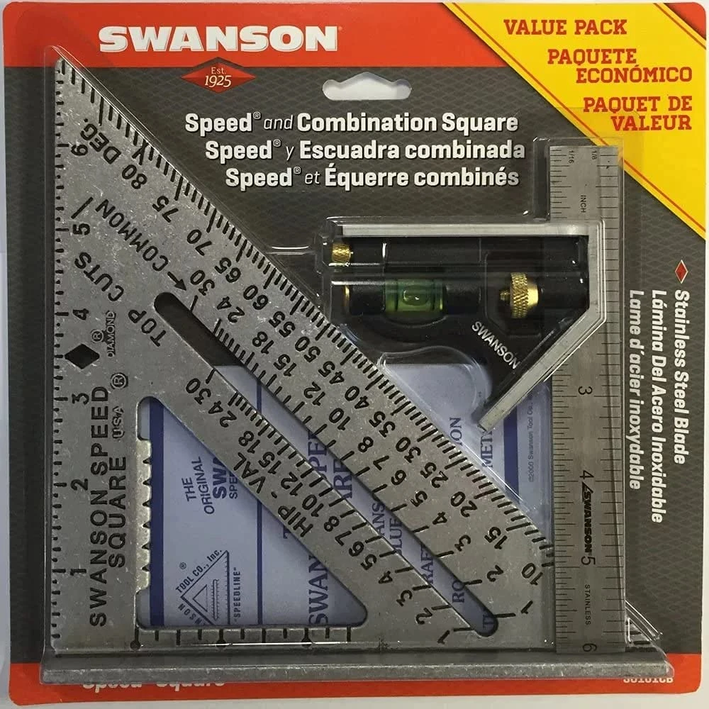 Swanson S0101CB Speed Square Layout Tool Value Pack 3 Swanson S0101CB Speed Square Layout Tool Value Pack