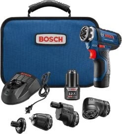 Bosch GSR12V-140FCB22 12V Max Flexiclick 5-In-1 Drill/Driver System