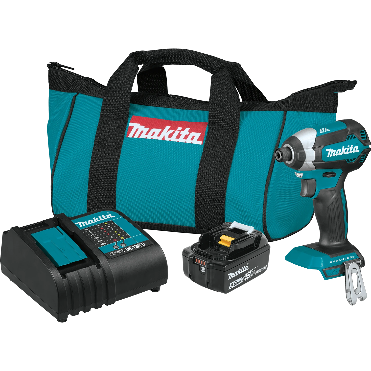 Makita XDT131 18V LXT Lithium-Ion Brushless Cordless Impact Driver Kit 3 Makita XDT131 18V LXT Lithium-Ion Brushless Cordless Impact Driver Kit