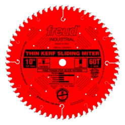Freud LU91R010 10" Coated Thin Kerf Sliding Compound Miter Saw Blade