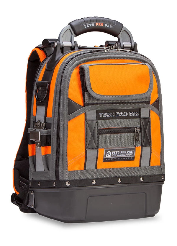 Veto Pro Pac Tech Pac MC Hi-Viz Orange Tool Bag 3 Veto Pro Pac Tech Pac MC Hi-Viz Orange Tool Bag