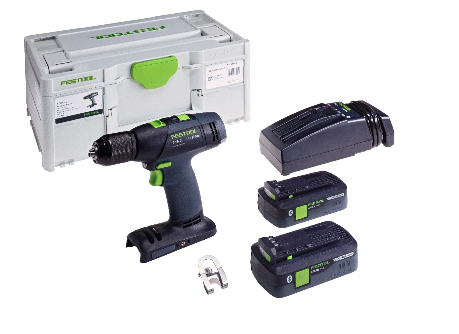 Festool 576754 T 18 E EASY Cordless Drill 4.0Ah Kit 3 Festool 576754 T 18 E EASY Cordless Drill 4.0Ah Kit