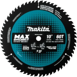 Makita B-66961 10" 60T Carbide-Tipped Max Efficiency Miter Saw Blade