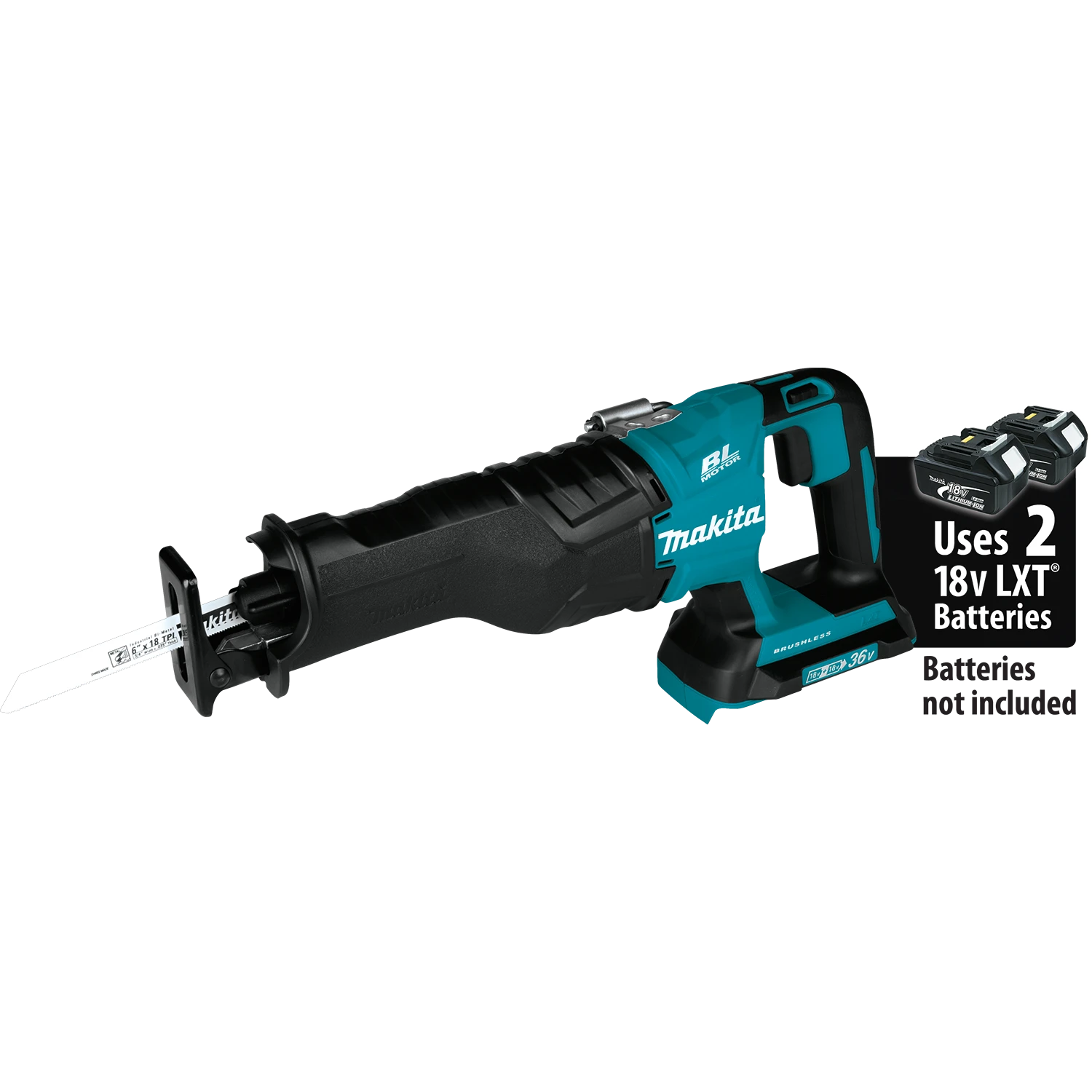 Makita XRJ06Z 18V X2 (36V) LXT Recipro Saw (Tool Only) 3 Makita XRJ06Z 18V X2 (36V) LXT Recipro Saw (Tool Only)