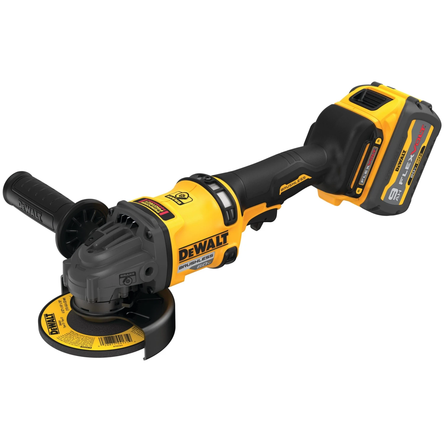 DeWalt DCG418X1 Flexvolt 60V MAX 4-1/2" - 6" Cordless Grinder Kit 4 DeWalt DCG418X1 Flexvolt 60V MAX 4-1/2" - 6" Cordless Grinder Kit - Image 2