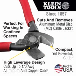 Klein 63215 High-Leverage Compact Cable Cutter -Tool Sale Store image 535bbd88 ffb3 43fa aec6 35878a05e070