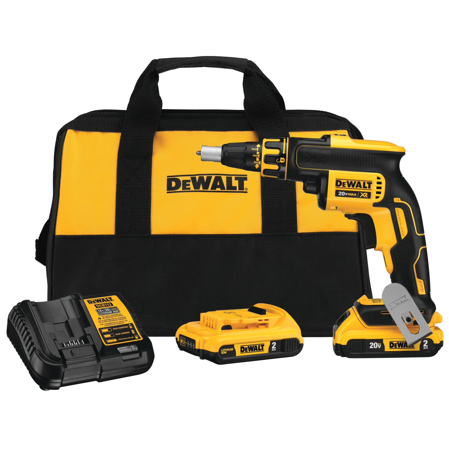 DeWalt DCF620D2 Drywall Screwgun Kit 3 DeWalt DCF620D2 Drywall Screwgun Kit