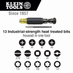 Klein 32303 14-in-1 Multi-Bit Adjustable Length Screwdriver -Tool Sale Store image 8b174737 b9a4 4e63 af3f 775d607132bd