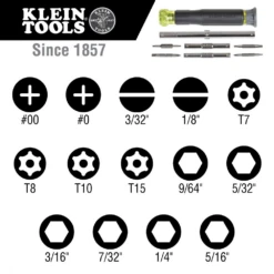 Klein 32314 14-in-1 Precision Screwdriver/ Nut Driver 8 Klein 32314 14-in-1 Precision Screwdriver/ Nut Driver -Tool Sale Store image 95f5bc25 63d2 467a 9e4e 40cedbd2ff12