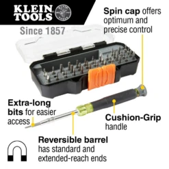 Klein 32717 All-in-1 Multi-Bit Precision Screwdriver Set -Tool Sale Store image a4e1bd0c 32f8 45f3 91eb 2db4b7b60ee5
