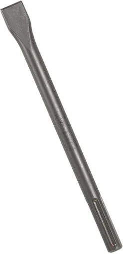 Bosch HS1811 1"x 12" Flat Chisel Round Hex/Spline Hammer Steel