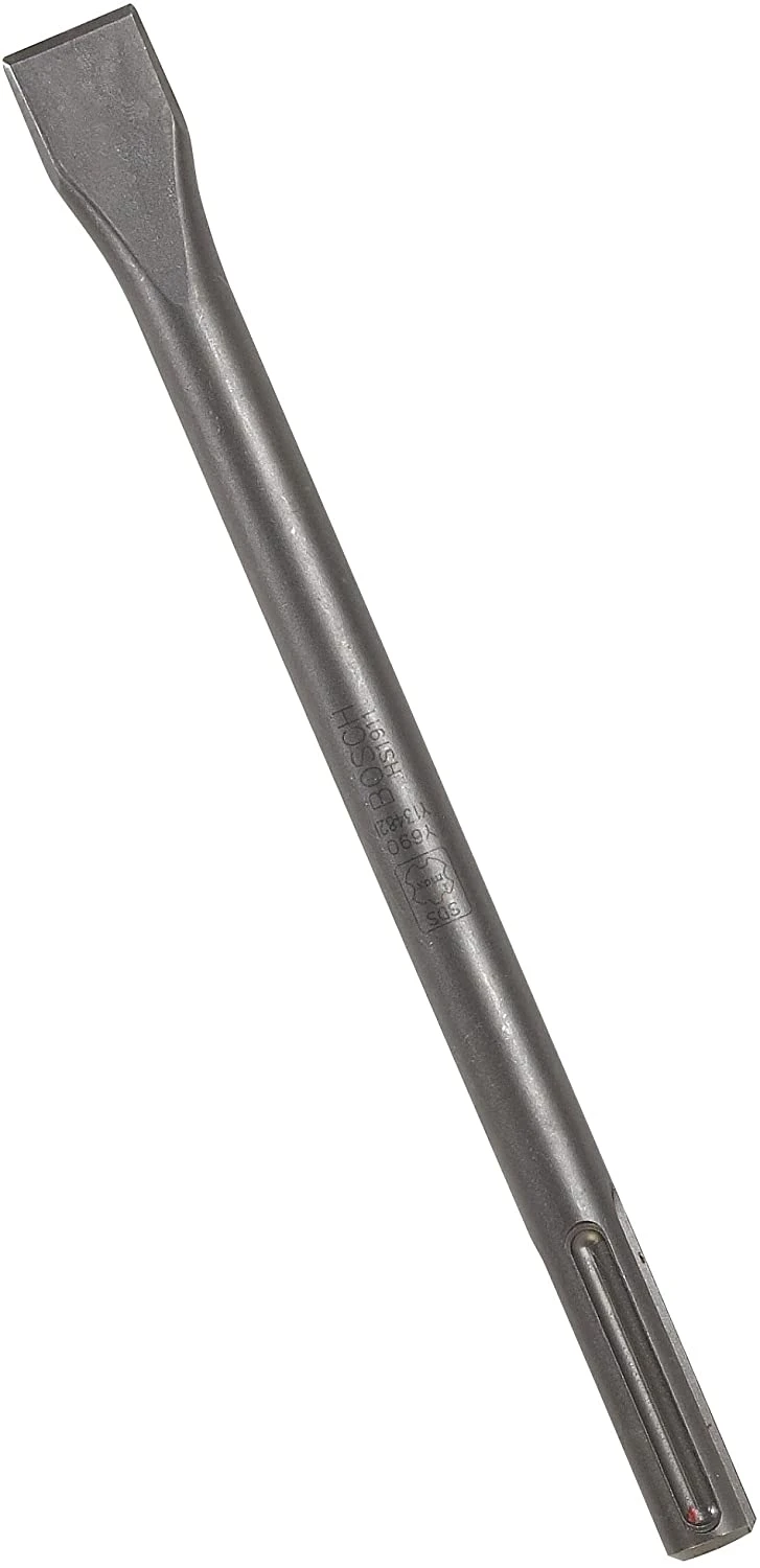 Bosch HS1811 1"x 12" Flat Chisel Round Hex/Spline Hammer Steel 3 Bosch HS1811 1"x 12" Flat Chisel Round Hex/Spline Hammer Steel